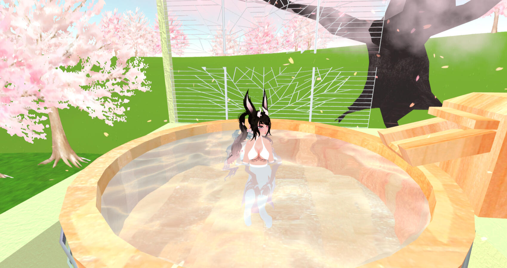 CozyBunBum in a Sauna